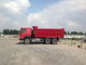 Red Sinotruk Howo 6x4 Dump Truck 310HP Euro 4 21 - 30 Ton Engine Capacity 8L