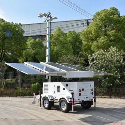 360° Electric  Rotation 6 × 470W,Mono,Hydraulic Lifting 4 × 200W LED Lamp ,IP67,120000Lms Solar Light Tower
