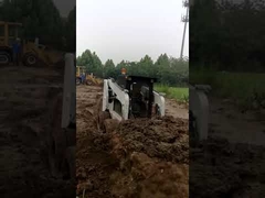 wheel Crawler loader 700kg 1000kg 1050kg 1200kg 1500kg skid steer loader with cabin