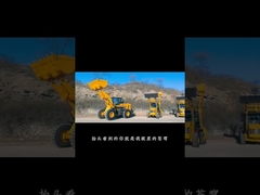 Hydraulic 76KW 1m3 Bucket Backhoe Loader AC And Joystick WZ30-25