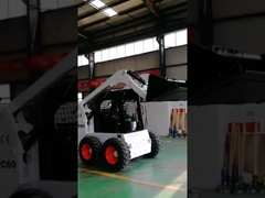 China Official 60HP Jc60 Skid Steer Loader with Rated Load 850kg Capacity 0.4cbm for Sale